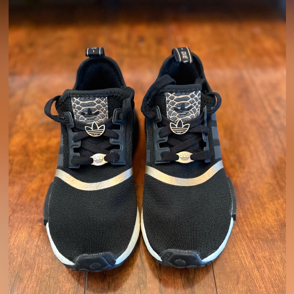 Adidas NMD R1 Black with Rose Gold Accents